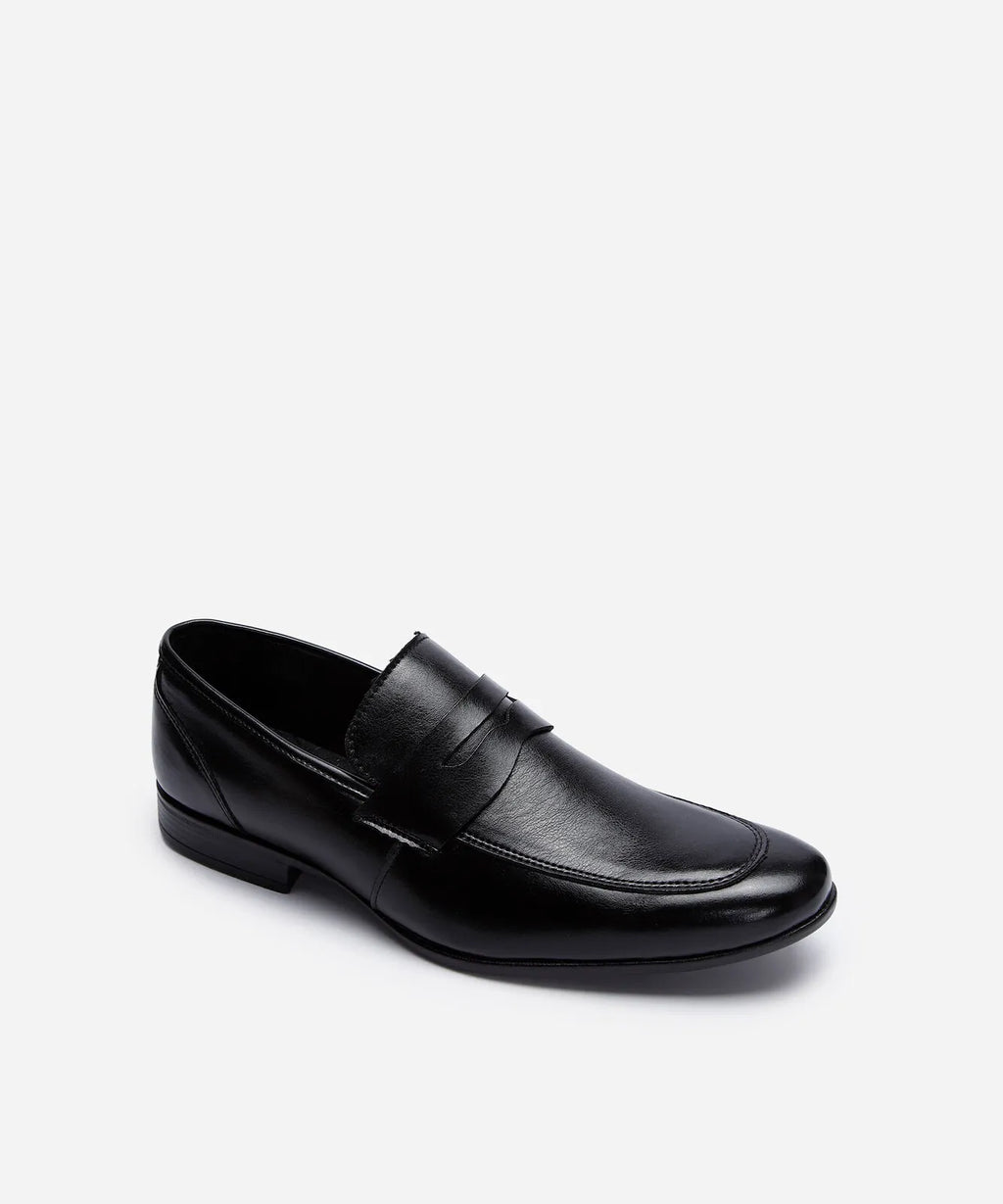 Classic Formal Derby Shoes – Black