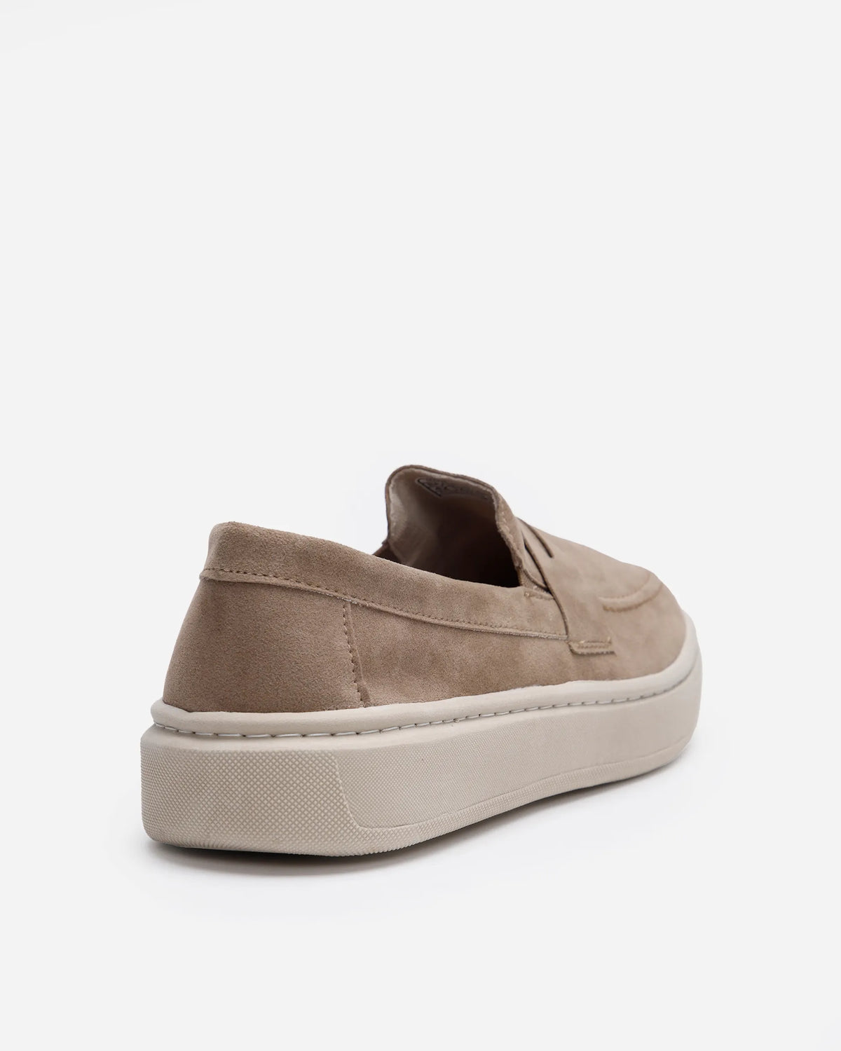 Premium Men’s Textured Slip-On Trainers – Beige