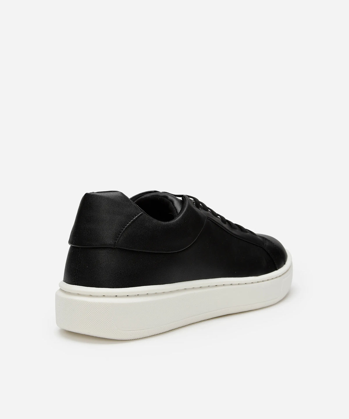 Elastic Lace Casual Trainers – Black